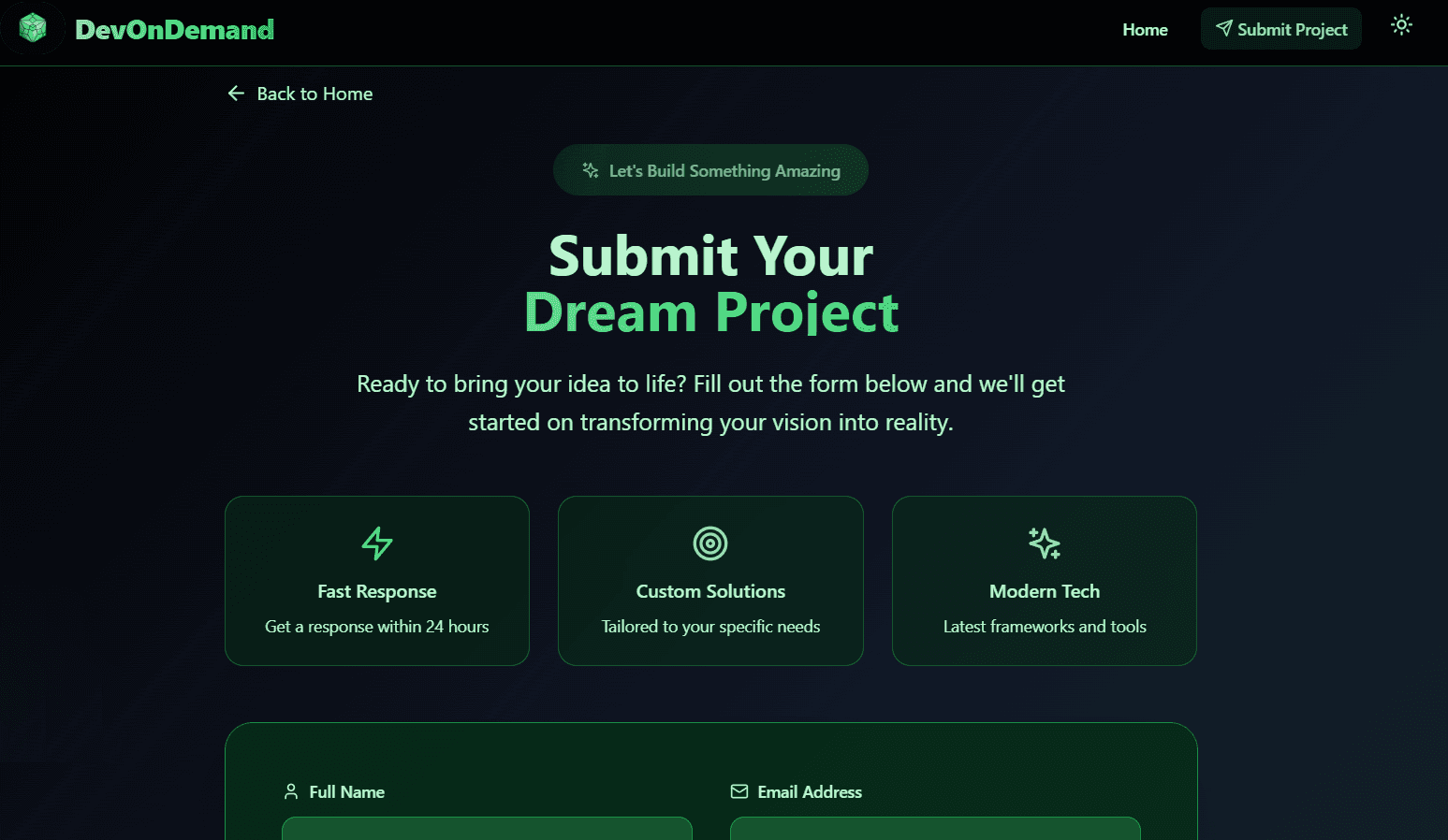 DevOnDemand - Freelance Hiring Platform Screenshot 3