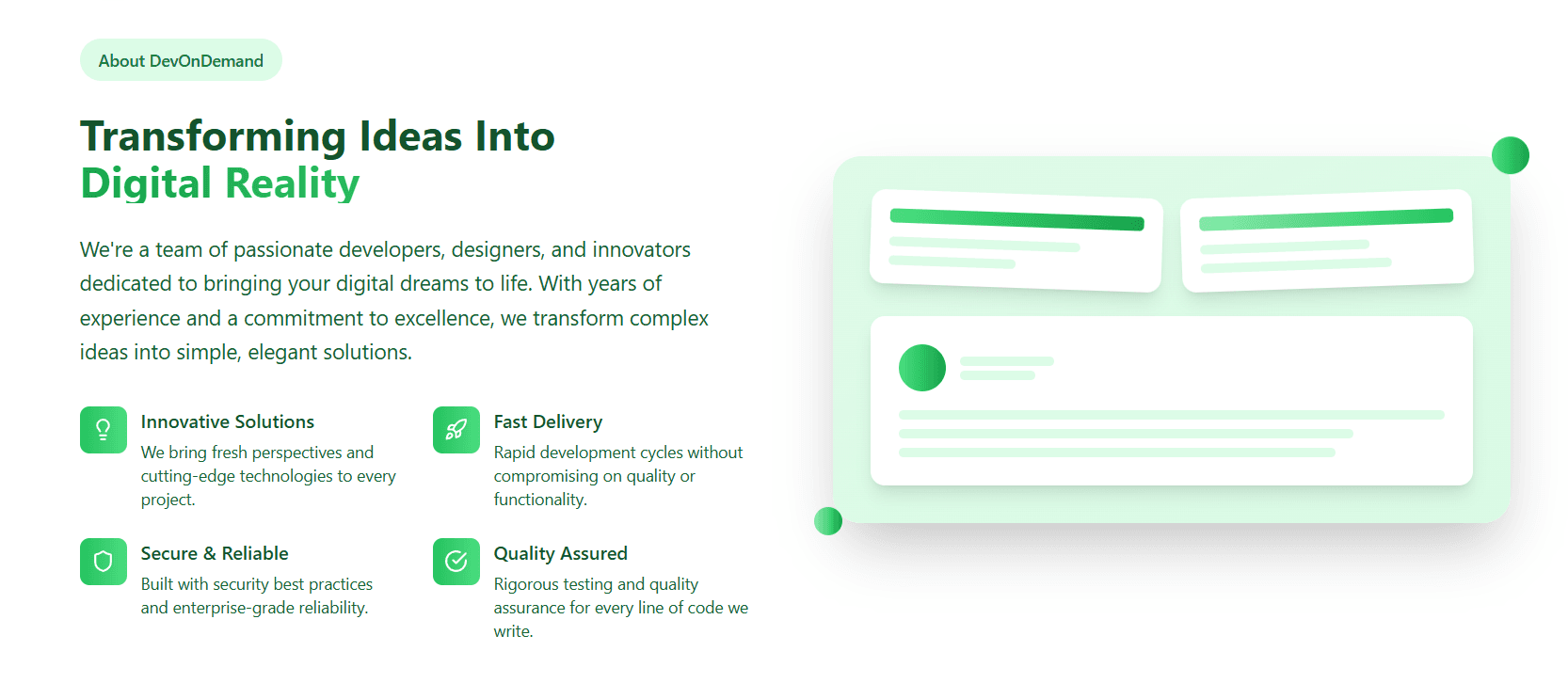 DevOnDemand - Freelance Hiring Platform Screenshot 2