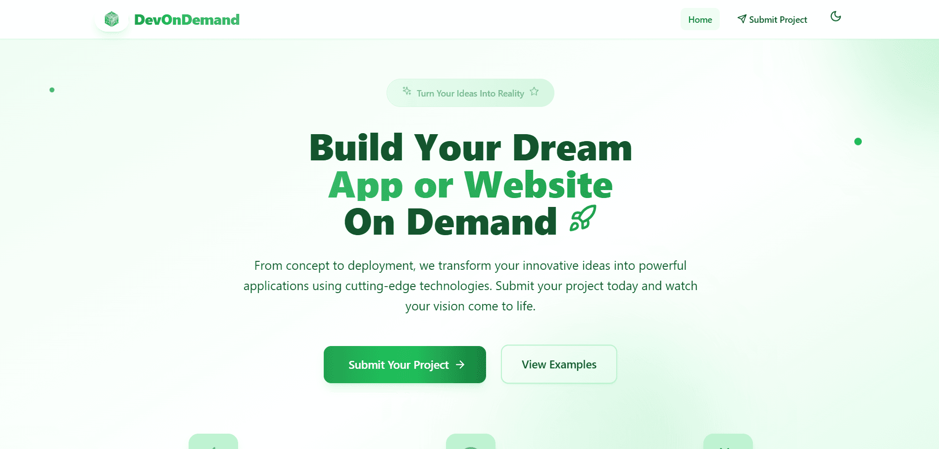 DevOnDemand - Freelance Hiring Platform Screenshot 1